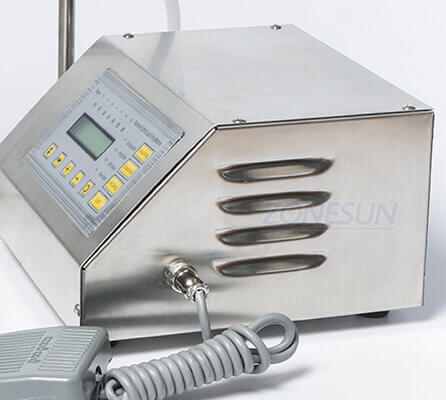 Semi Automatic Cosmetic Liquid Filling Machine-ZONESUN TECHNOLOGY LIMITED