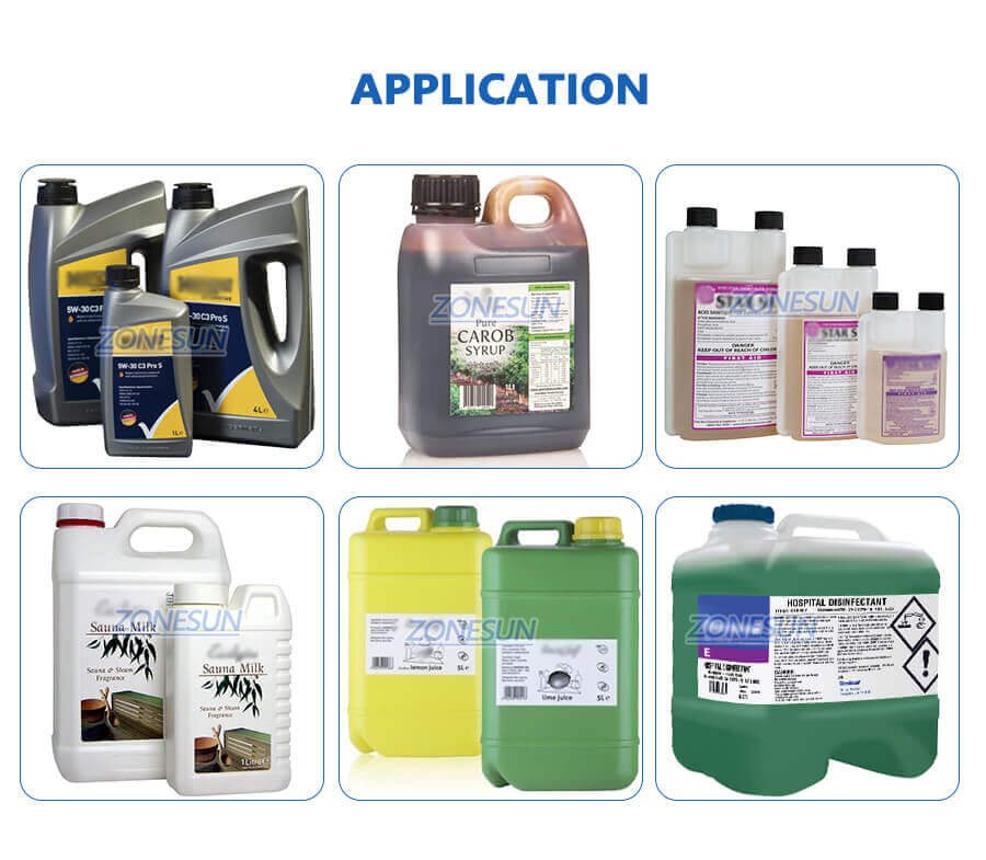 Automatic Jerry Can Cap Screw Capping Machine With Cap Feeder-ZONESUN TECHNOLOGY LIMITED