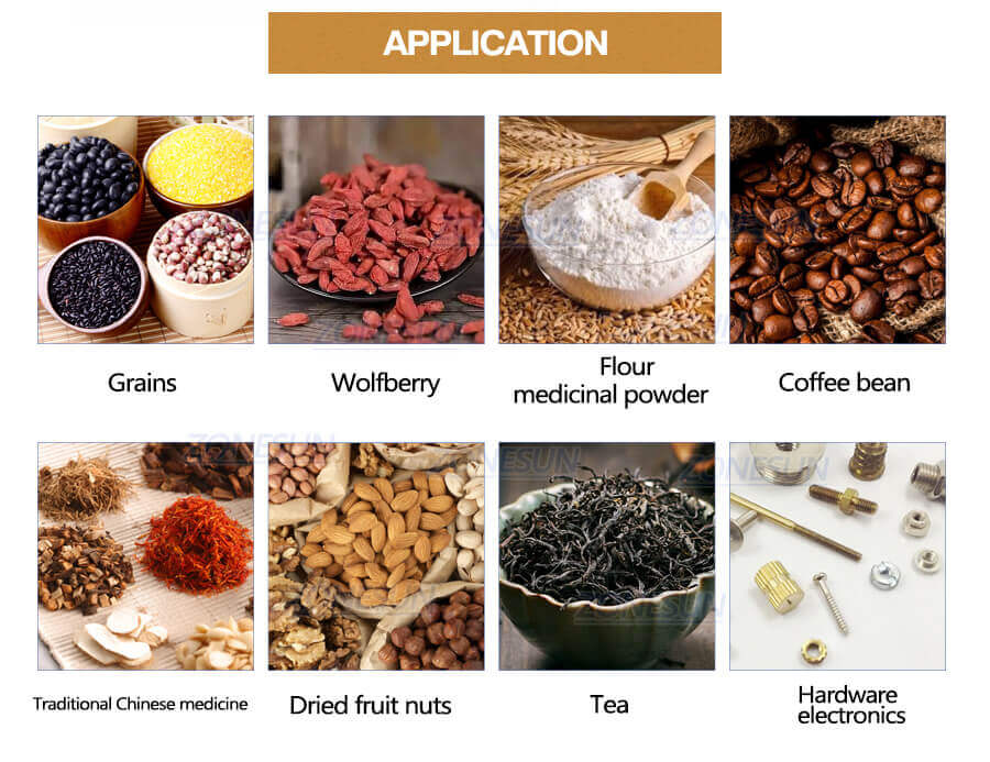 Semi Automatic Large Capacity Granule Filling Machine-ZONESUN TECHNOLOGY LIMITED