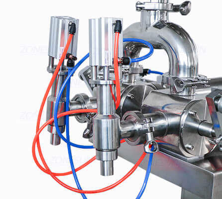 U Type Mixing Double Head Paste Filling Machines-ZONESUN TECHNOLOGY LIMITED