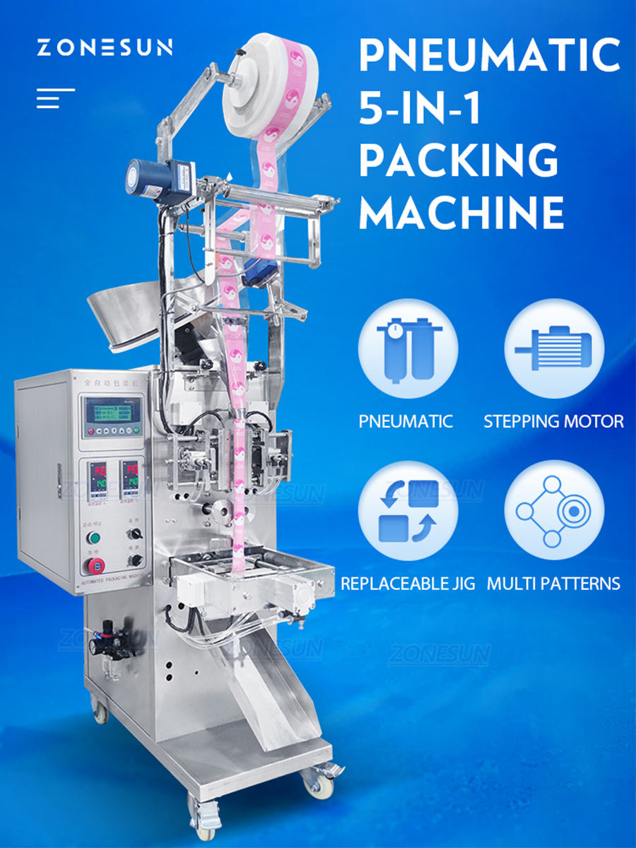 Candy Bag Filling And Sealing Machine-ZONESUN TECHNOLOGY LIMITED