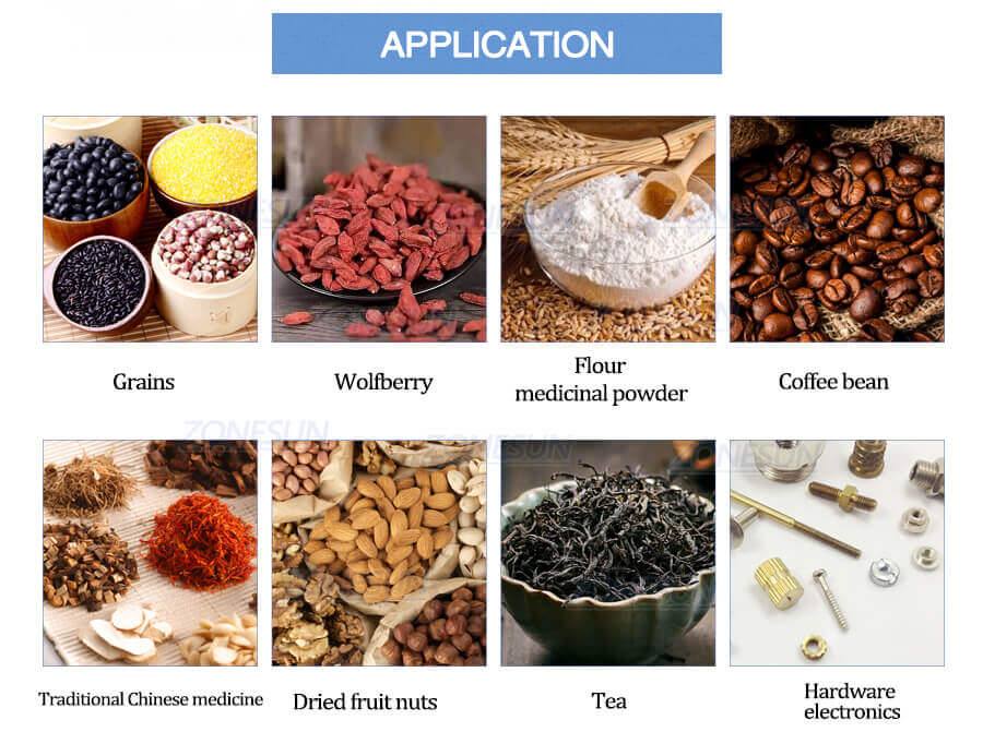 Semi Automatic Granule Filling Machine-ZONESUN TECHNOLOGY LIMITED