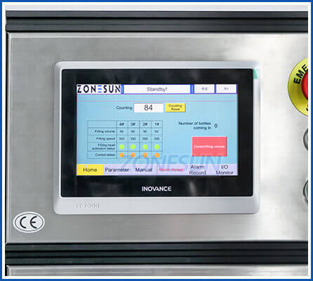 Automatic Servo Motor Peristaltic Pump Filling Machine-ZONESUN TECHNOLOGY LIMITED