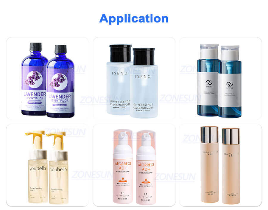 Semi Automatic 6 Heads Magnetic Pump Liquid Filling Machine-ZONESUN TECHNOLOGY LIMITED