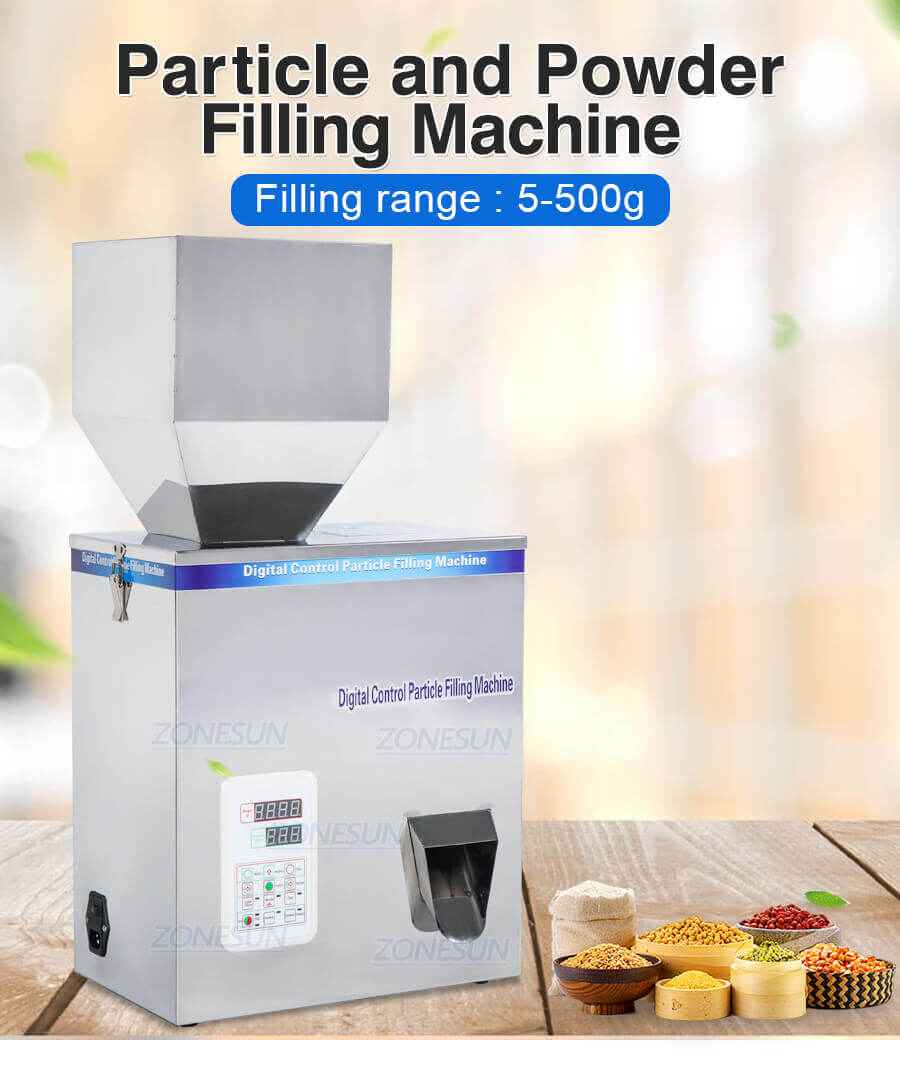 Semi Automatic Granular Weighing Filling Machine-ZONESUN TECHNOLOGY LIMITED