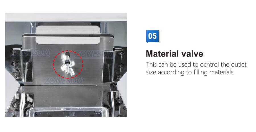 Semi Automatic Granular Weighing Filling Machine-ZONESUN TECHNOLOGY LIMITED