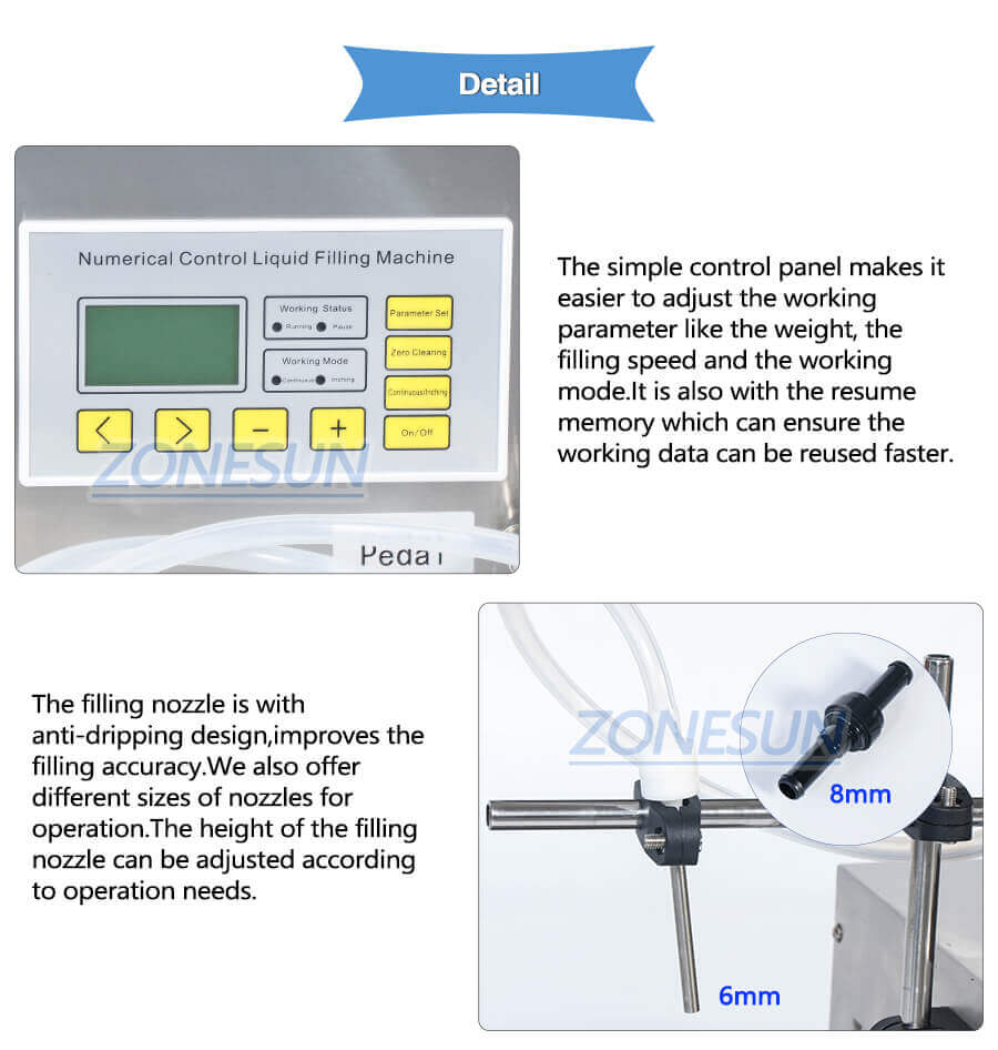 Magnetic Pump Weighing Filling Machine-ZONESUN TECHNOLOGY LIMITED