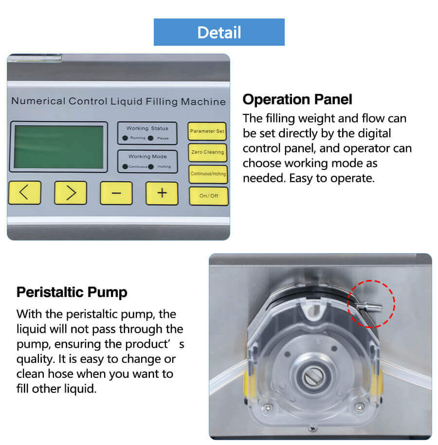 Peristaltic Pump Weighing Filling Machine-ZONESUN TECHNOLOGY LIMITED