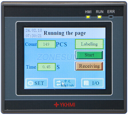 Semi Automatic Corner Labeling Machine-ZONESUN TECHNOLOGY LIMITED