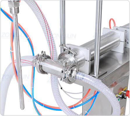 Semi Automatic Liquid Filling Machine With Diving Nozzle-ZONESUN TECHNOLOGY LIMITED