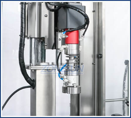 Jerry Can Bottle Capping Machine With Cap Elevator-ZONESUN TECHNOLOGY LIMITED