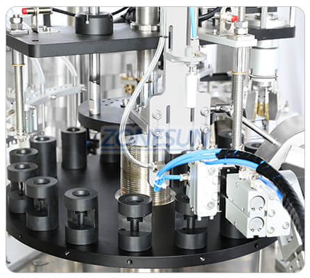 Cosmetics Liquid Filling Capping Machine With Bottle Unscrambler-ZONESUN TECHNOLOGY LIMITED