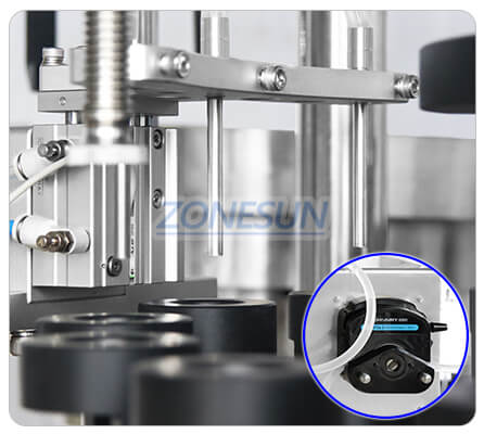 Cosmetics Liquid Filling Capping Machine With Bottle Unscrambler-ZONESUN TECHNOLOGY LIMITED