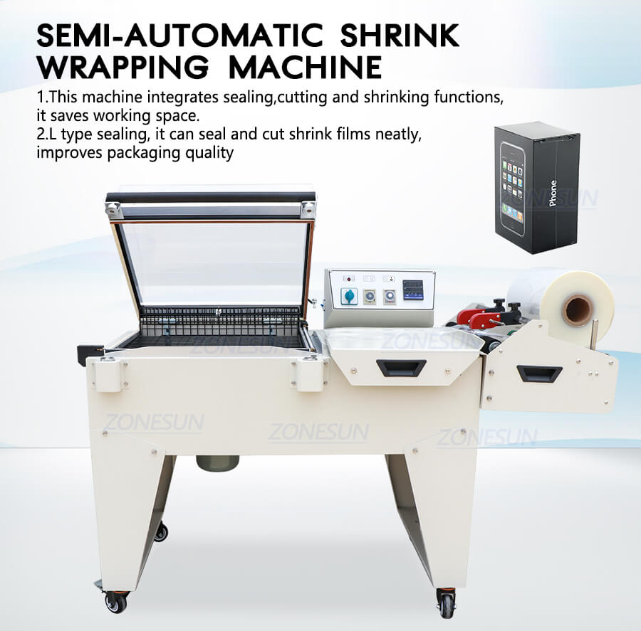 Semi Automatic Shrink Wrapping Machine-ZONESUN TECHNOLOGY LIMITED