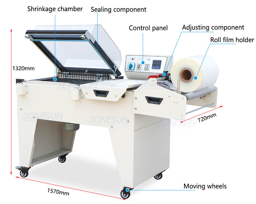 Semi Automatic Shrink Wrapping Machine-ZONESUN TECHNOLOGY LIMITED