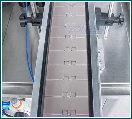 Liquid Overflow Filling Machine With Feeding Pump-ZONESUN TECHNOLOGY LIMITED