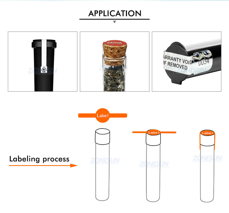 Horizontal Vial Corner Labeling Machine-ZONESUN TECHNOLOGY LIMITED