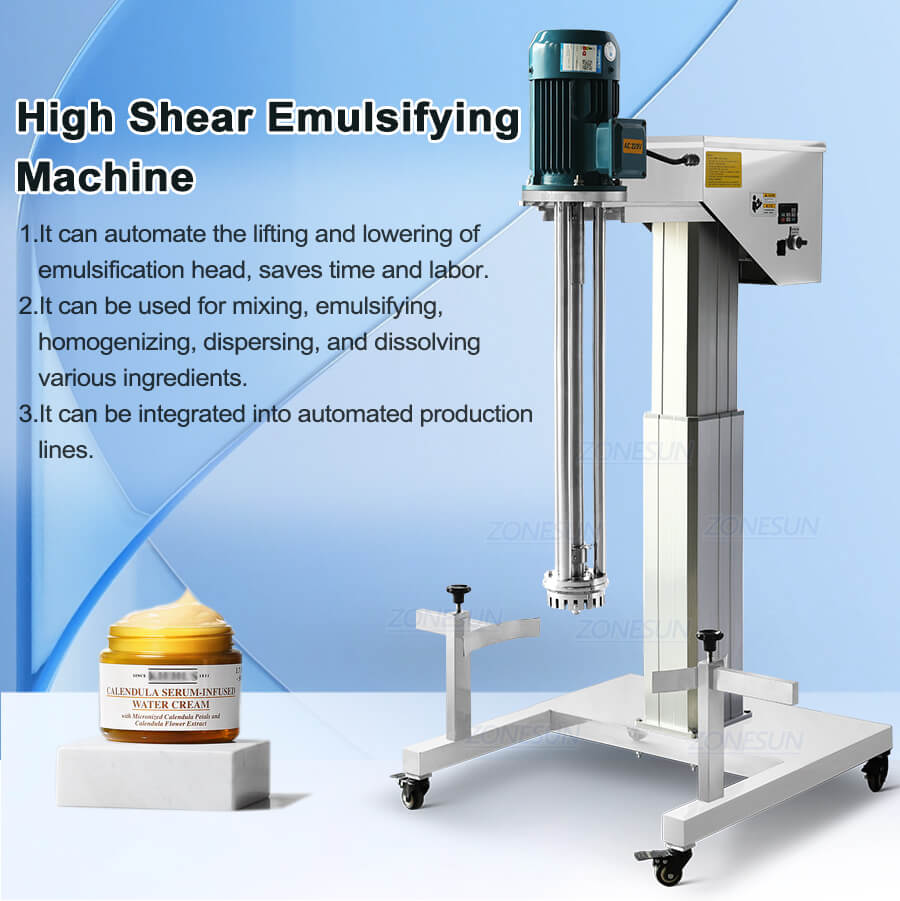 Cosmetic High Shear Emulsifying Machine-ZONESUN TECHNOLOGY LIMITED