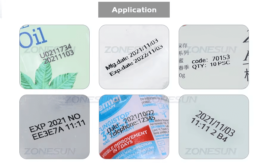 Date coding Machine-ZONESUN TECHNOLOGY LIMITED