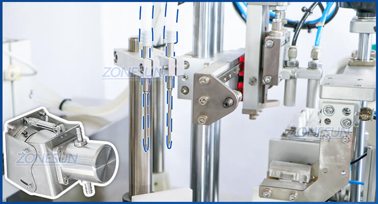 Monoblock Mark Pen Filling Capping Machine-ZONESUN TECHNOLOGY LIMITED