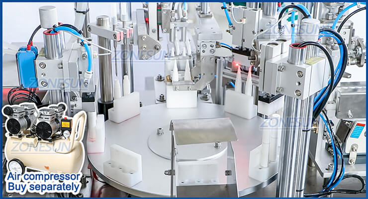 Monoblock Mark Pen Filling Capping Machine-ZONESUN TECHNOLOGY LIMITED