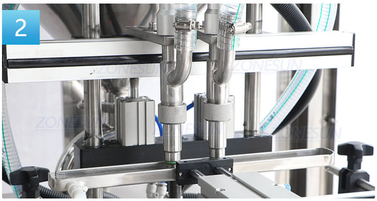 Gear Pump Cosmetic Paste Filling Machine-ZONESUN TECHNOLOGY LIMITED