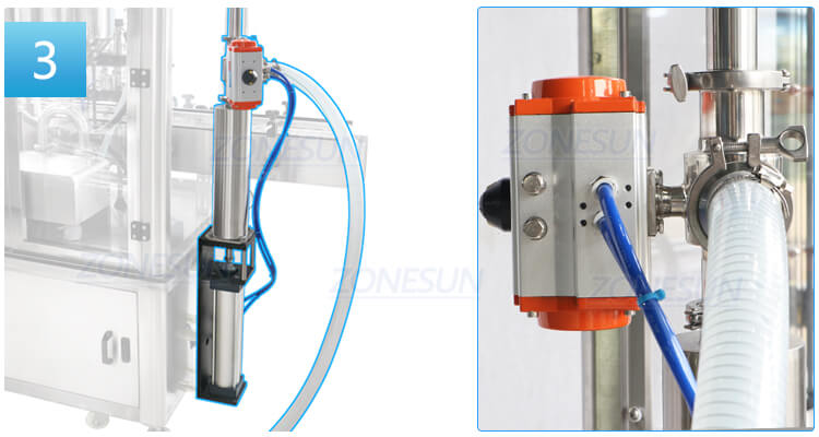 Gear Pump Cosmetic Paste Filling Machine-ZONESUN TECHNOLOGY LIMITED