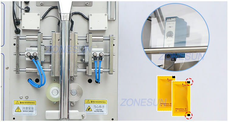 Granule Bag Vertical Form Filling Sealing Machine-ZONESUN TECHNOLOGY LIMITED