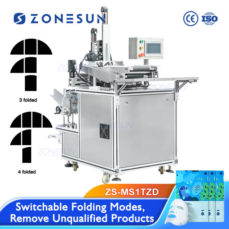 Mask Sheet Folding Packing Machine