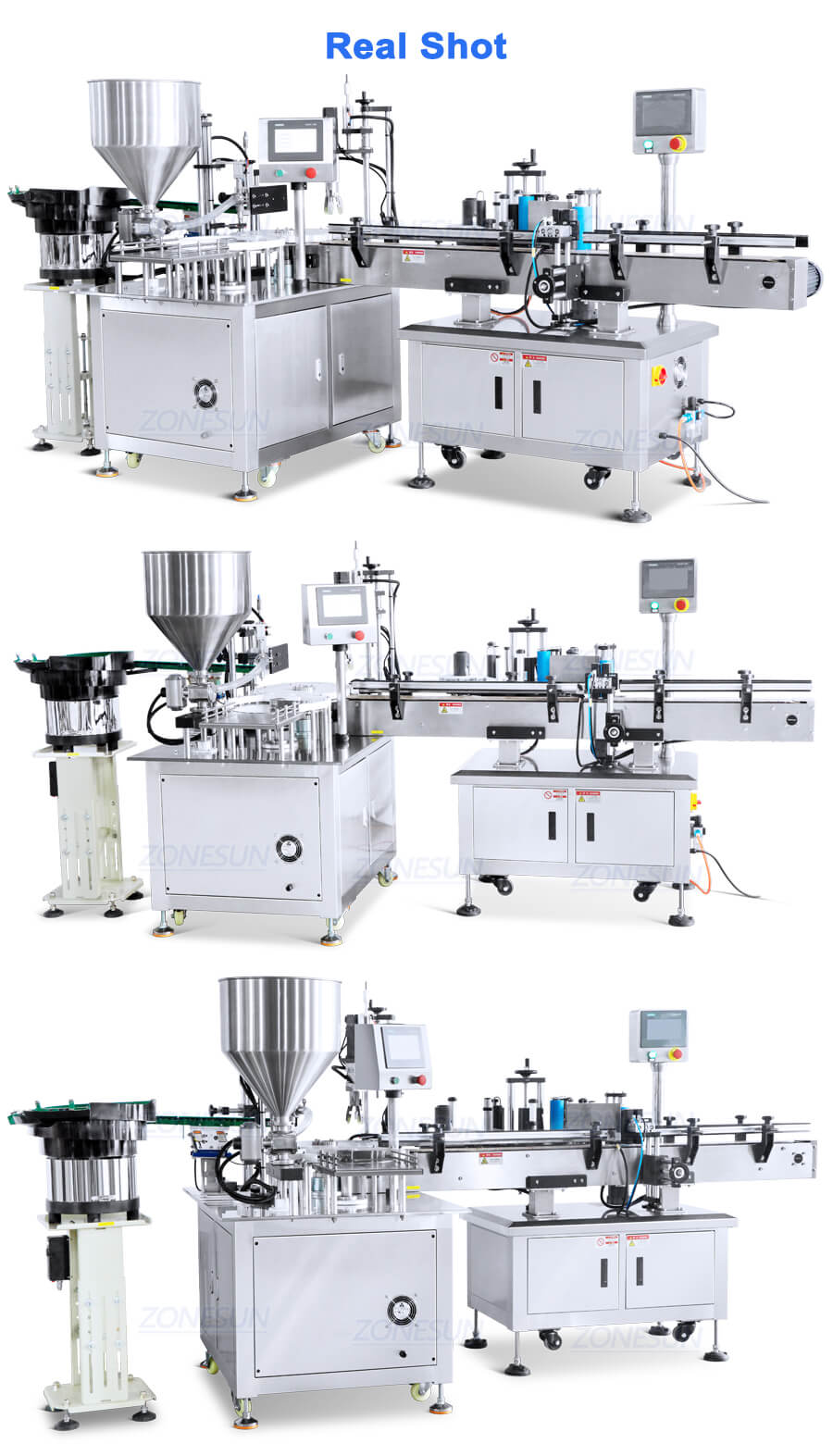 Monoblock Cosmetic Paste Bottling Line X1