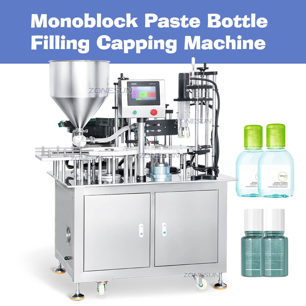 Rotary Paste Filling And Capping Machine
