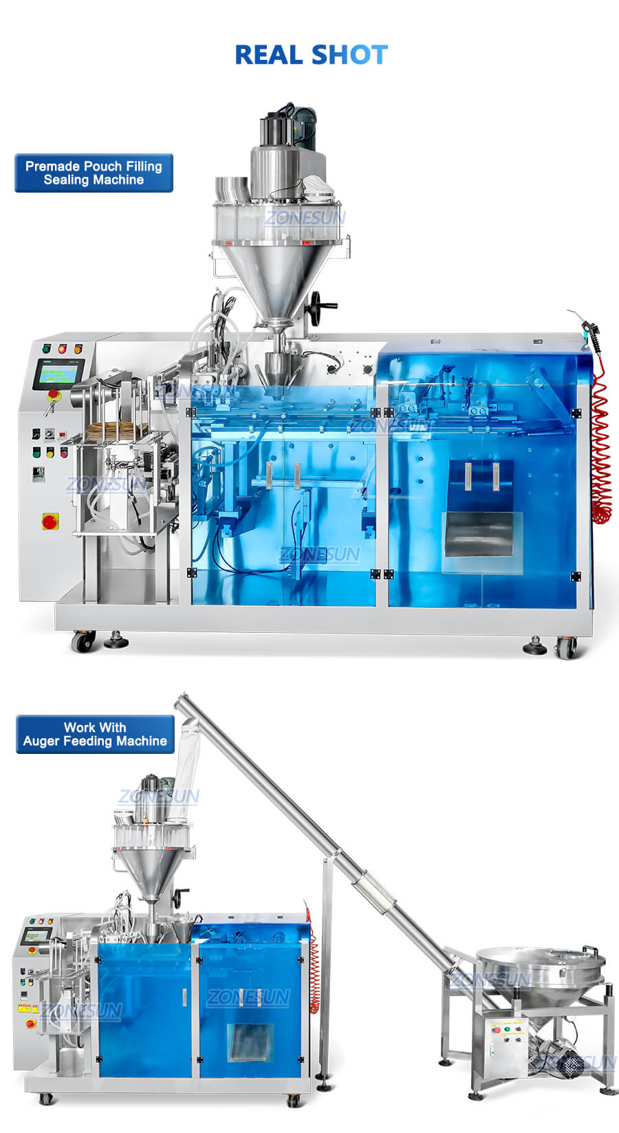 Premade Pouch Powder Filling Machine X4