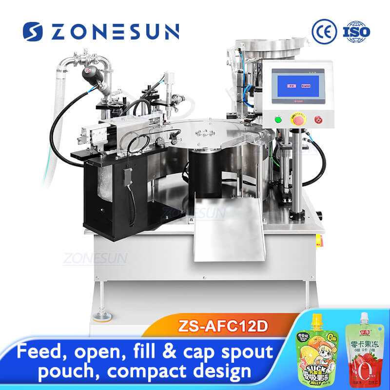 Rotary Spout Pouch Filling Capping Machine Z1
