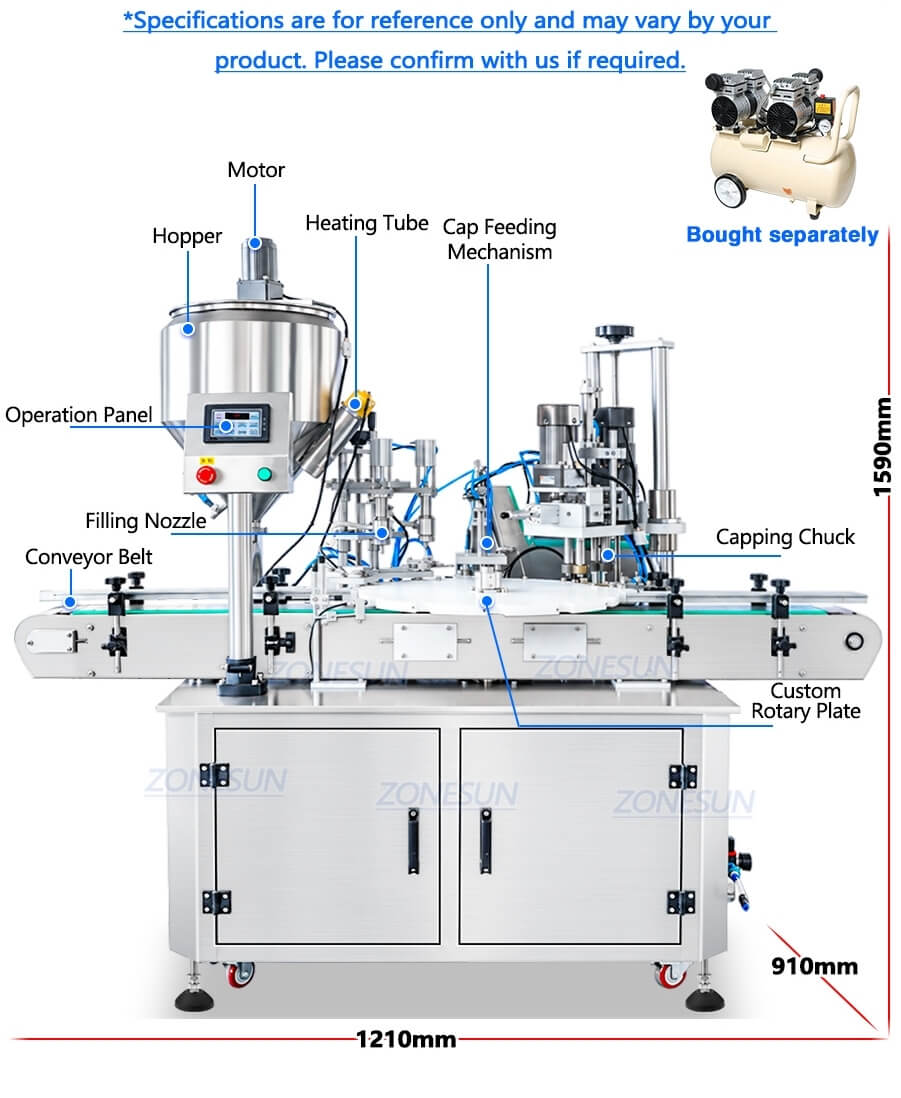 Bottle Filling And Capping Machine X3 Bottle Filling And Capping Machine X3