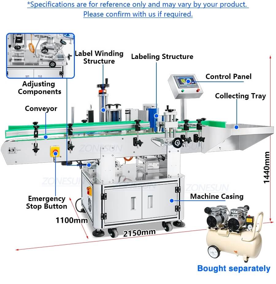 Round Bottle Labeling Machine X3