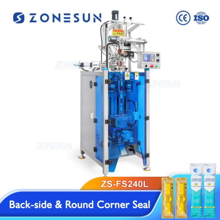 Rounded Corner Sachet Filling Sealing Machine