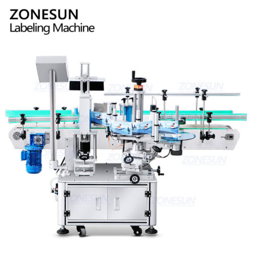 Large Round Bucket Labeling Machine - ZONESUN