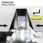 Tbletop Aluminum Foil Lid Sealing Machine z5