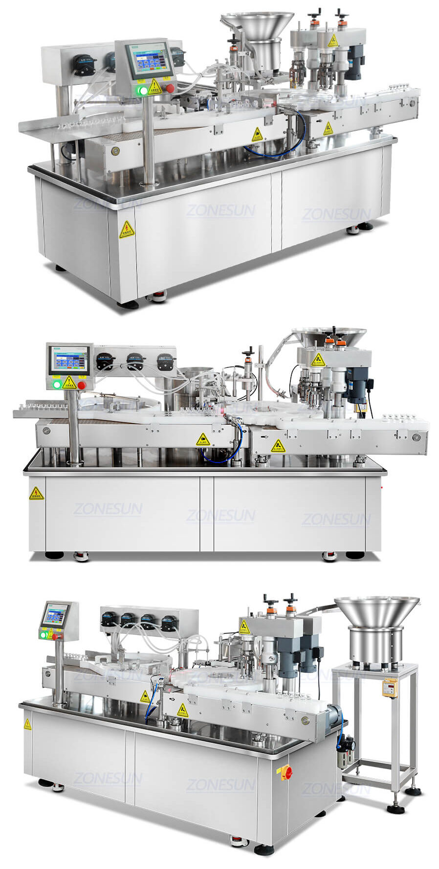4 Heads Vial Filling Capping Machine X1