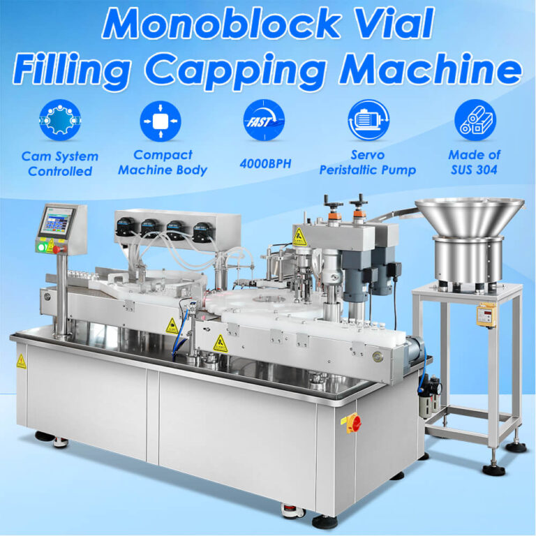 4 Heads Vial Filling Capping Machine Z1