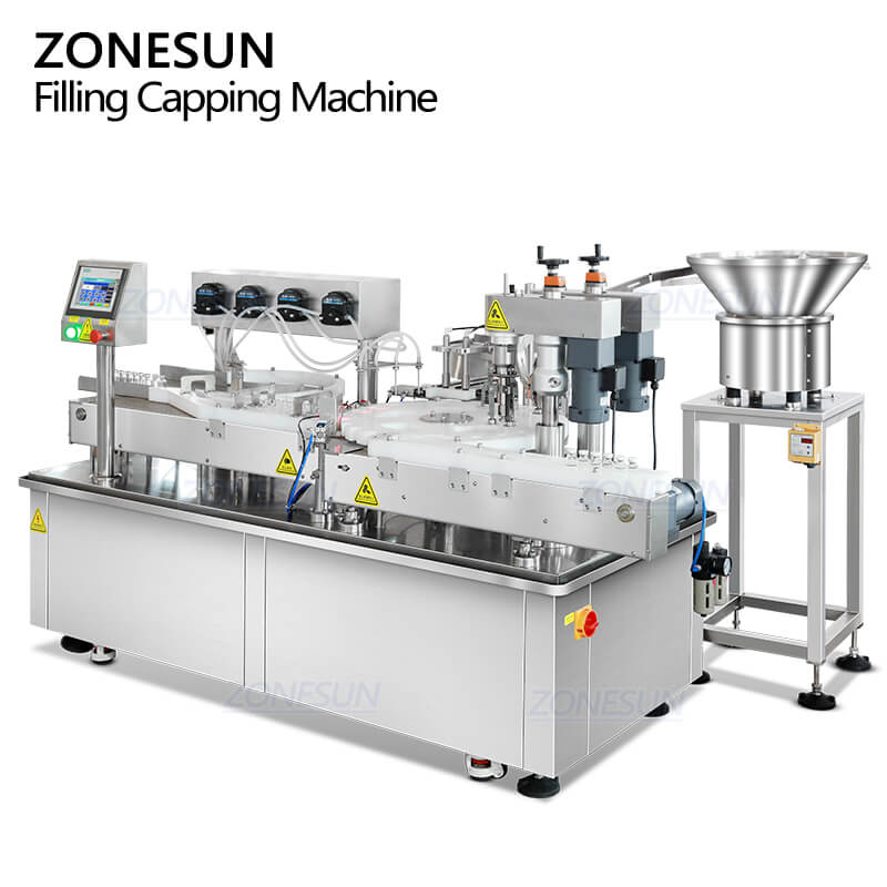 4 Heads Vial Filling Capping Machine Z2