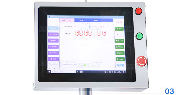 Flow Wrapping And Weigh-Price Labeling Machine x7