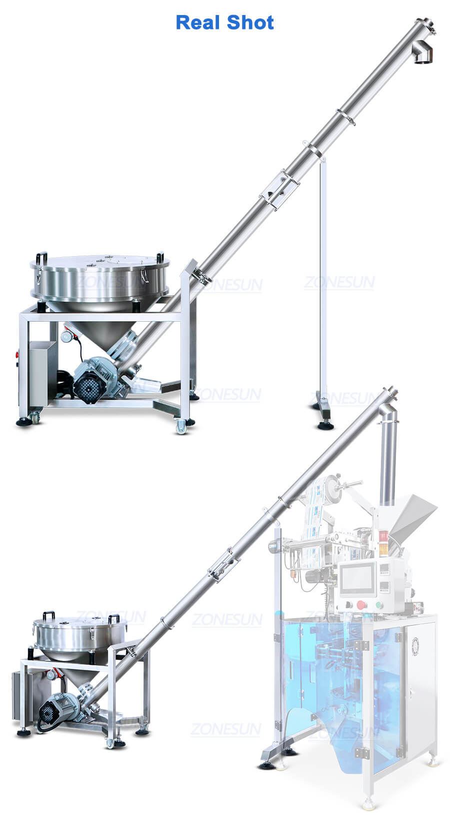 분말 오거 공급 기계 Powder Auger Feeding Machine