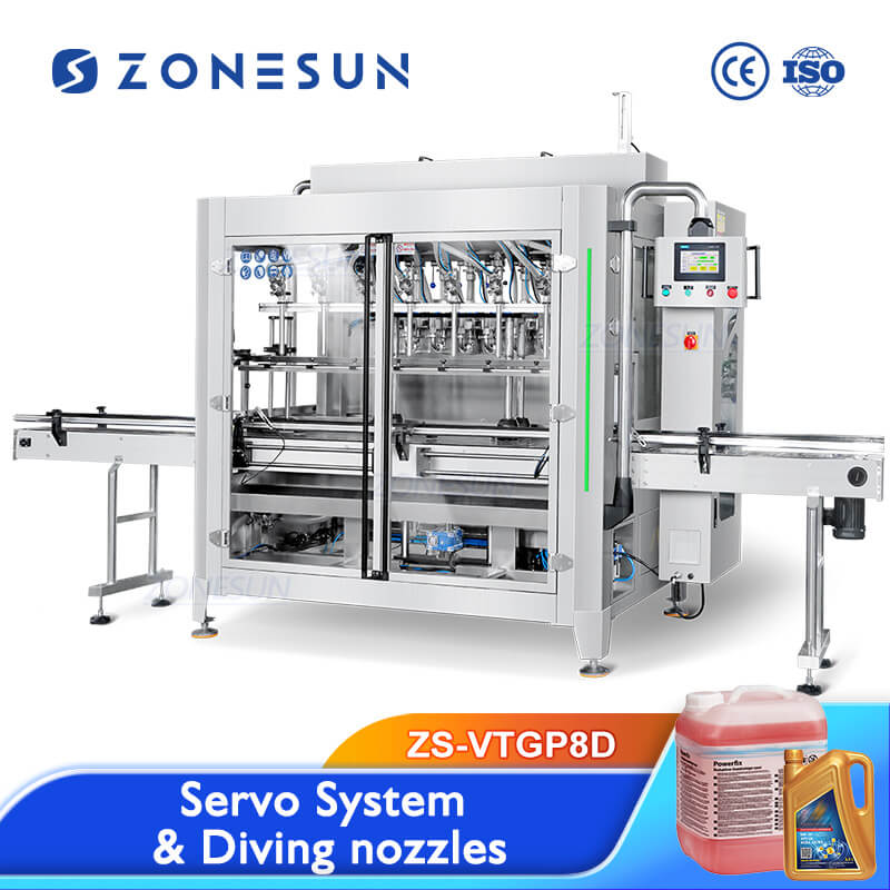 Servo 8 Heads Gear Pump Filling Machine Z1
