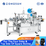 Square Bottle Top And Side Labeling Machine Z1