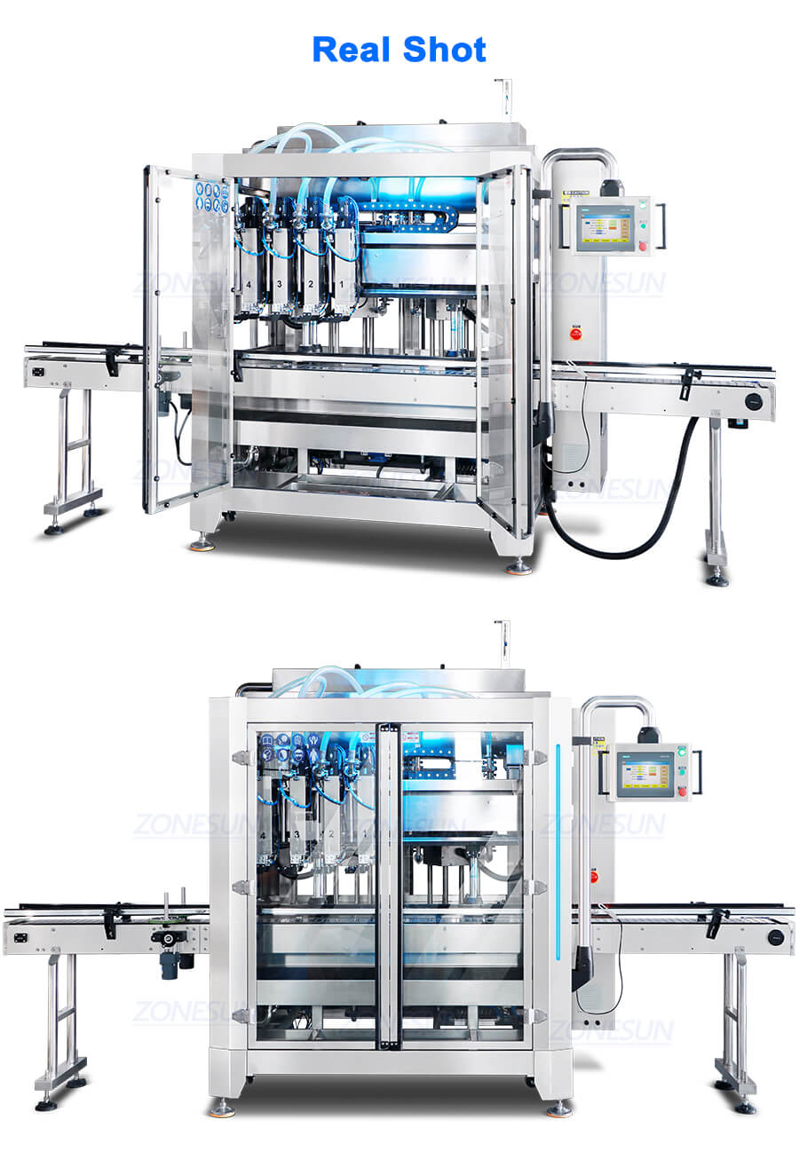 4 Heads Paste Tracking Filling Machine X4