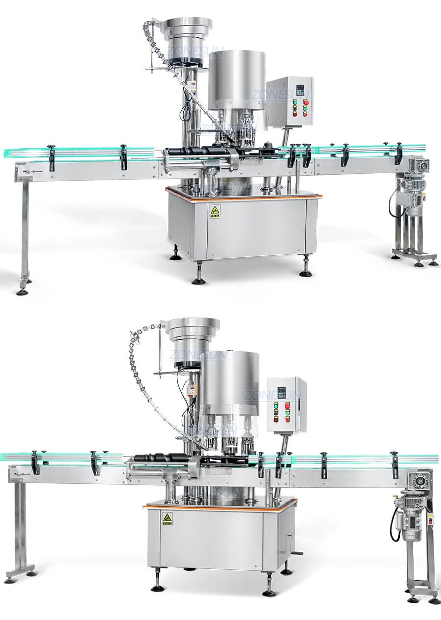 เครื่องปิดฝา Ropp 4 หัว X1 4 Heads Ropp Capping Machine X1