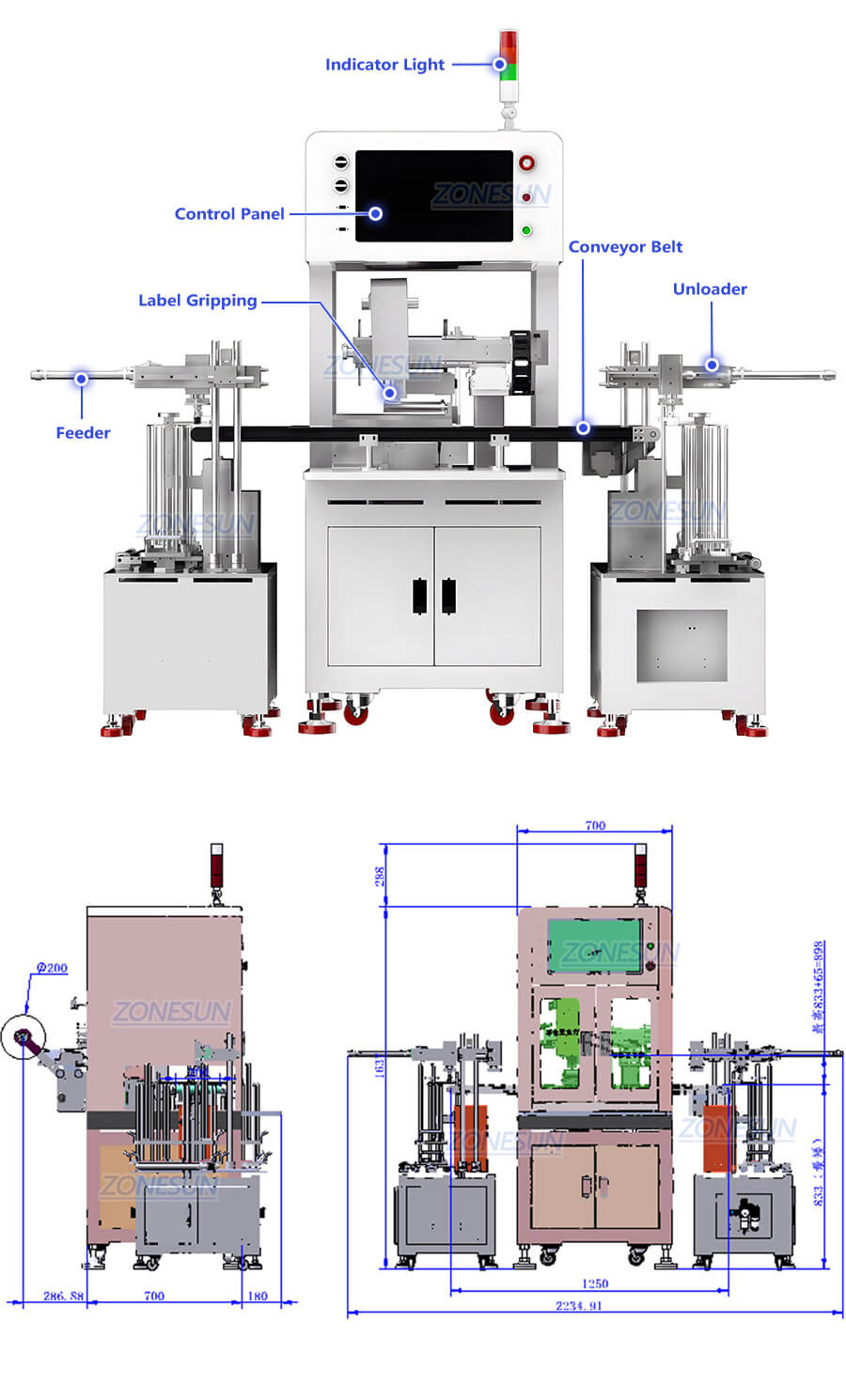 Vision Labeling Machine x3