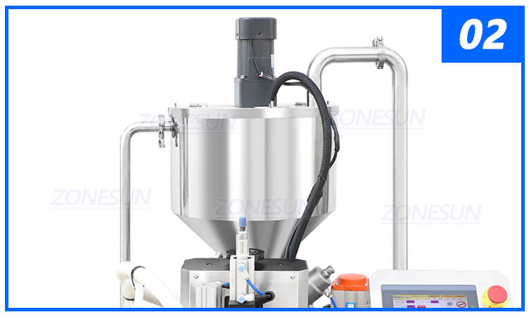 เครื่องบรรจุแบบวาง X7 Paste Filling Machine X7