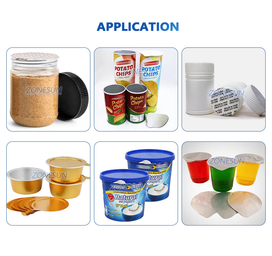 Rotary Aluminum Foil Film Sealing Machine x2